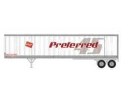 Athearn 16096 HO Scale 45' Fruehauf Z-Van Trailer Milwaukee Road Preferred MILZ 251050