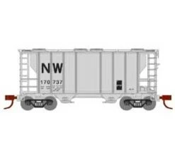 Athearn 17055 N Scale PS-2 2600 Covered Hopper Norfolk & Western N&W 170737