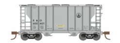 Athearn 17244 N Scale PS-2 2600 Covered Hopper Baltimore & Ohio B&O 600421