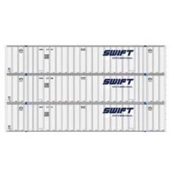 Athearn 17306 N Scale 53' Stoughton Intermodal Container Swift SWRU 3 Pack #1