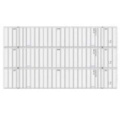 Athearn 17312 N Scale 53' Stoughton Intermodal Container Schneider National SNLU 3 Pack #1