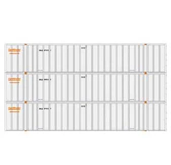 Athearn 17315 N Scale 53' Stoughton Intermodal Container Optimodal SNLU 3 Pack #2 3 Athearn 17315 N Scale 53' Stoughton Intermodal Container Optimodal SNLU 3 Pack #2