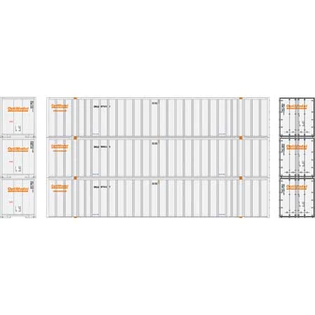 Athearn 17315 N Scale 53' Stoughton Intermodal Container Optimodal SNLU 3 Pack #2 4 Athearn 17315 N Scale 53' Stoughton Intermodal Container Optimodal SNLU 3 Pack #2 - Image 2