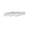 Athearn 17654 N Scale 53' Stoughton Intermodal Container 3-Pack HUB White -Athearn Train Shop athearn 17654 n scale 53 stoughton intermodal container 3 pack hub white