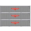 Athearn 17701 N Scale 40' Smooth Side Container APL 3 Pack -Athearn Train Shop athearn 17701 n scale 40 smooth side container apl 3 pack