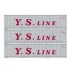 Athearn 17709 N Scale 40' Smooth Side Container YS Line 3 Pack -Athearn Train Shop athearn 17709 n scale 40 smooth side container ys line 3 pack