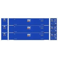 Athearn 17753 N Scale 53' CIMC Intermodal Container YRC 3-Pack