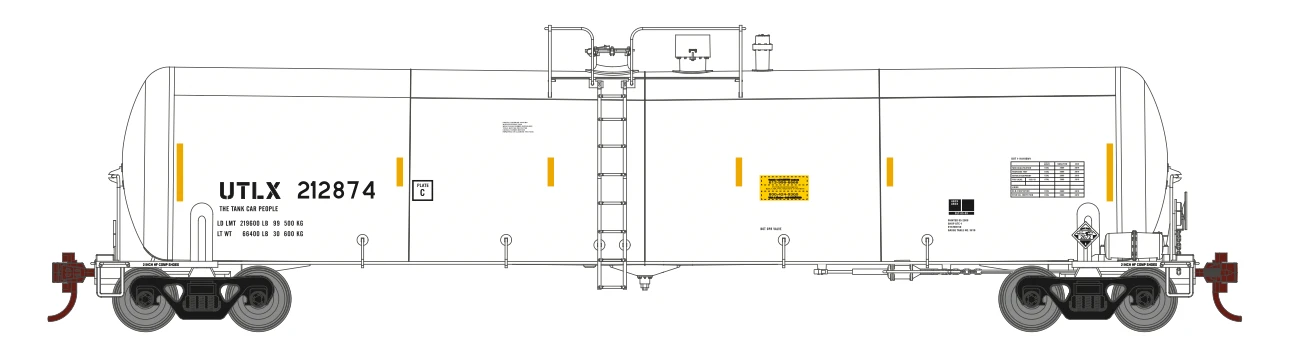 Athearn 18029 N Scale 30,000 Gallon Ethanol Tank Car White UTLX 3 Pack #1 3 Athearn 18029 N Scale 30,000 Gallon Ethanol Tank Car White UTLX 3 Pack #1