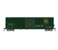 Athearn 18697 HO Scale 50' FMC 5347 Boxcar Green Mountain GMRC 701