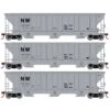 Athearn 18792 HO Scale PS 4740 Covered Hopper Norfolk Western NW 3 Pack -Athearn Train Shop athearn 18792 ho scale ps 4740 covered hopper norfolk western nw 3 pack 1