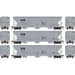 Athearn Train Shop -Athearn Train Shop athearn 18792 ho scale ps 4740 covered hopper norfolk western nw 3 pack 2 1
