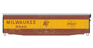 Athearn 18834 N Scale 50' PS-1 Plug Door Boxcar Milwaukee Road MILW 2602 3 Athearn 18834 N Scale 50' PS-1 Plug Door Boxcar Milwaukee Road MILW 2602