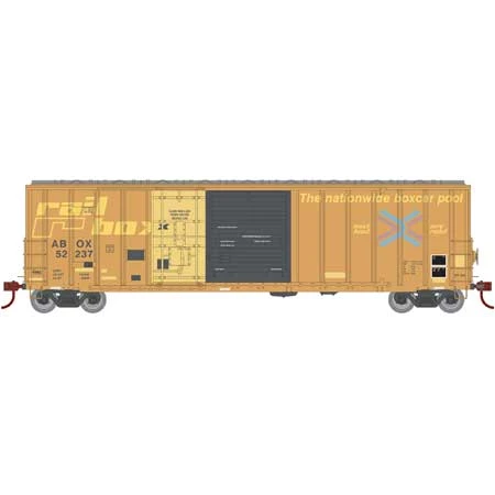 Athearn 20090 N Scale 50' FMC Exterior Post Combo Door Boxcar "Early" Railbox ABOX 52237 3 Athearn 20090 N Scale 50' FMC Exterior Post Combo Door Boxcar "Early" Railbox ABOX 52237