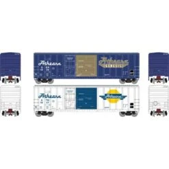Athearn 24599 N Scale 50' FMC Combo Door Boxcar 2 Car Collector Set 5 Athearn 24599 N Scale 50' FMC Combo Door Boxcar 2 Car Collector Set -Athearn Train Shop athearn 24599 n scale 50 fmc combo door boxcar 2 car collector set2 1