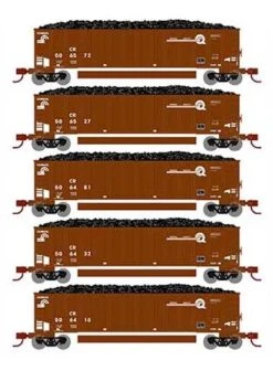 Athearn 25075 N Scale BethGon Coalporter Conrail CR 5 Pack #2