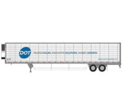 Athearn 26760 HO Scale 53' Utility Reefer Trailer DOT Foods 2802