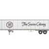 Athearn 26768 HO Scale 53' Utility Reefer Trailer Swiss Colony 118 -Athearn Train Shop athearn 26768 ho scale 53 utility reefer trailer swiss colony 118