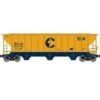 Athearn 27404 N Scale PS 4427 Covered Hopper Chessie System B&O 602901 -Athearn Train Shop athearn 27404 n scale ps 4427 covered hopper chessie system b o 602901