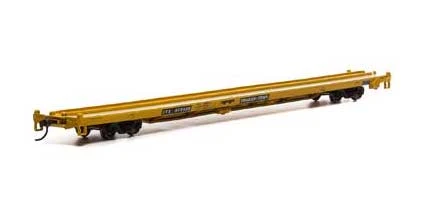 Athearn 27629 HO Scale 85' Flatcar Trailer Train Yellow TTX 473439 3 Athearn 27629 HO Scale 85' Flatcar Trailer Train Yellow TTX 473439