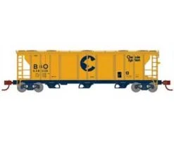 Athearn 28348 N Scale PS-2 2893 Covered Hopper Chessie System C&O 628038