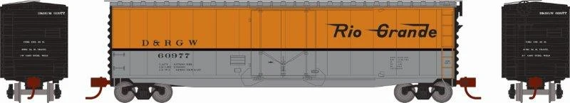 Athearn 2839 N Scale 50' PS-1 Plug Door Boxcar Rio Grande D&RGW 60977 4 Athearn 2839 N Scale 50' PS-1 Plug Door Boxcar Rio Grande D&RGW 60977 - Image 2