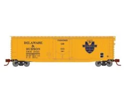 Athearn 2846 N Scale 50' PS-1 Plug Door Boxcar Delaware & Hudson D&H 28121