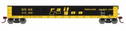 Athearn 6620 N Scale 52' Mill Gondola Railgon GONX 3 Pack