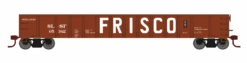 Athearn 6628 N Scale 52' Mill Gondola Frisco SLSF 65169