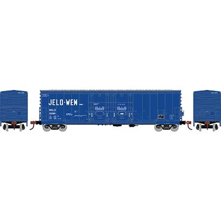 Athearn 67956 HO Scale RTR 50' Evans Double Door Boxcar Jeld-Wen USLX 11299 4 Athearn 67956 HO Scale RTR 50' Evans Double Door Boxcar Jeld-Wen USLX 11299 - Image 2