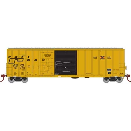 Athearn 71005 HO Scale 50' FMC Exterior Post Combo Door Boxcar "Late" Railbox ABOX 51070 3 Athearn 71005 HO Scale 50' FMC Exterior Post Combo Door Boxcar "Late" Railbox ABOX 51070