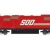 Athearn 72142 HO Scale EMD SD60 SOO Line 6049 With DCC And Sound -Athearn Train Shop athearn 72142 ho scale emd sd60 soo line 6049 with dcc and sound