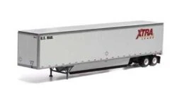 Athearn 72738 HO Scale 53' Wabash Duraplate Trailer XTRA M115