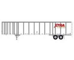 Athearn 72819 HO Scale 53' Wabash Duraplate Trailer XTRA Lease 471420