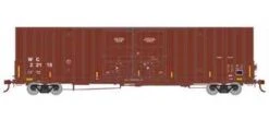 Athearn 75146 HO Scale 60' Gunderson Double Door Hi-Cube Boxcar Wisconsin Central WC 22118