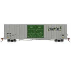 Athearn 75302 HO Scale 60' Gunderson Double Door Hi-Cube Boxcar Railnet RNEX 752081