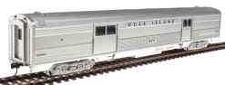 Athearn 7920 HO Scale Streamlined Passenger Car Baggage Rock Island RI - NOS