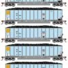 Athearn 81605 HO Scale BethGon Coalporter Union Pacific UP 5 Pack #2 -Athearn Train Shop athearn 81605 ho scale bethgon coalporter union pacific up 5 pack 2