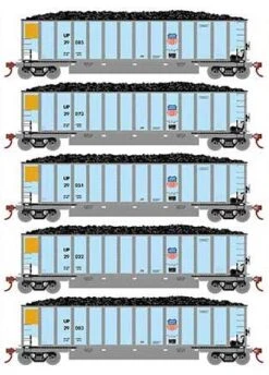 Athearn 81605 HO Scale BethGon Coalporter Union Pacific UP 5 Pack #2