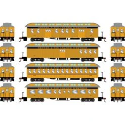 Athearn Train Shop -Athearn Train Shop athearn 84844 ho scale overland passenger car 4 pack denver rio grande western d rgw2