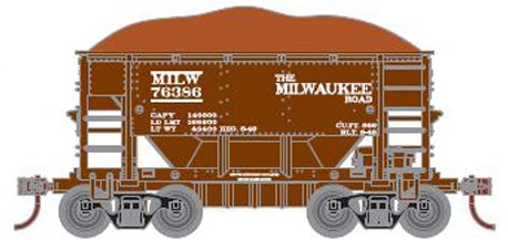 Athearn 87029 HO Scale 24' Ore Car 6 Pack Milwaukee Road MILW #3 - NOS 3 Athearn 87029 HO Scale 24' Ore Car 6 Pack Milwaukee Road MILW #3 - NOS