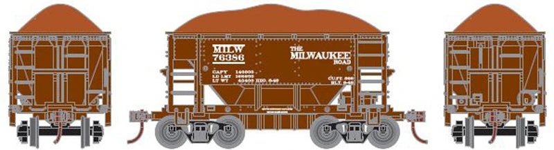 Athearn 87029 HO Scale 24' Ore Car 6 Pack Milwaukee Road MILW #3 - NOS 4 Athearn 87029 HO Scale 24' Ore Car 6 Pack Milwaukee Road MILW #3 - NOS - Image 2