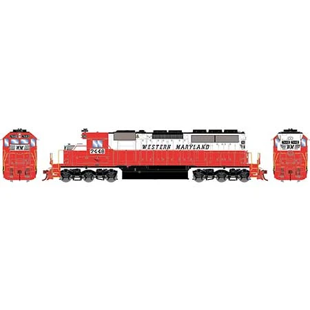 Athearn 87331 HO Scale RTR EMD SD40 Western Maryland WM 7448 DCC Sound 4 Athearn 87331 HO Scale RTR EMD SD40 Western Maryland WM 7448 DCC Sound - Image 2