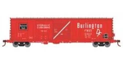 Athearn 89327 HO Scale 50' Combo Door Boxcar Burlington FW&D 5022