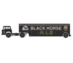 Athearn 92468 HO Scale Ford C Tractor With Trailer Black Horse Ale TR-197/667