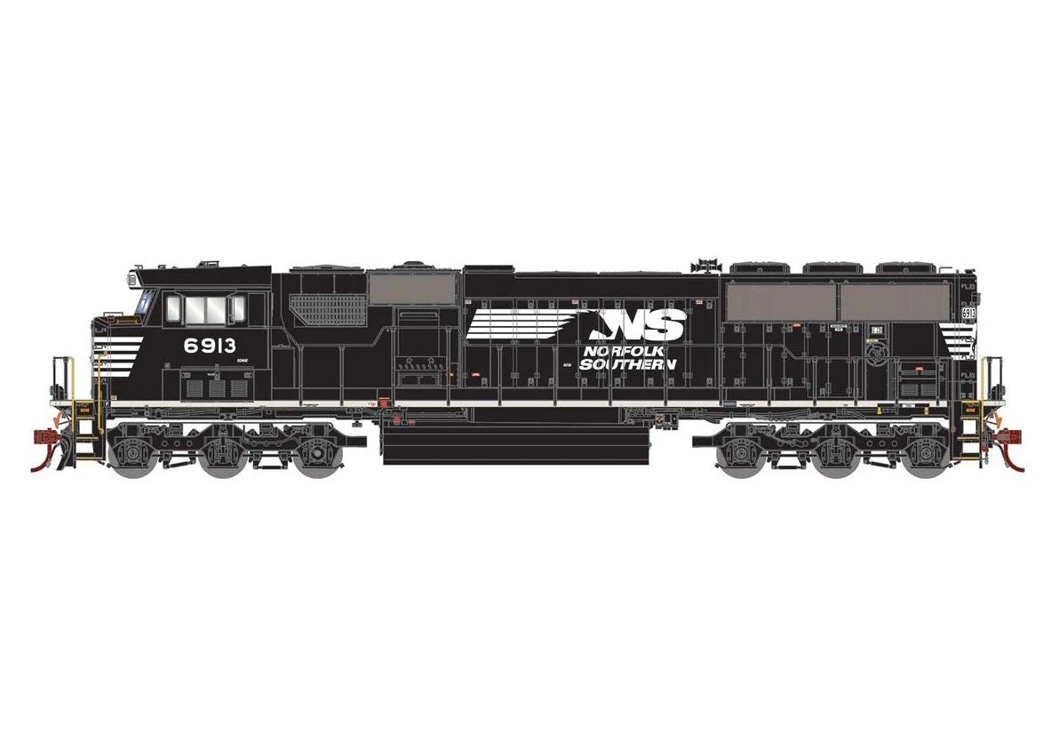 Athearn G65291 HO Scale SD60E Norfolk Southern NS 6913 DCC & Sound 3 Athearn G65291 HO Scale SD60E Norfolk Southern NS 6913 DCC & Sound