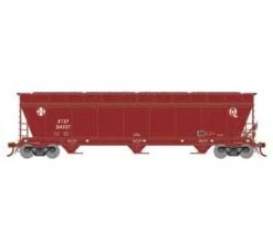 Athearn Genesis G15432 HO Scale ACF 4600 3 Bay Covered Hopper Santa Fe ATSF 314337