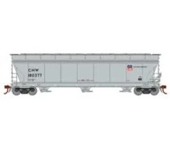Athearn Genesis G15435 HO Scale ACF 4600 3 Bay Covered Hopper UP/C&NW 180377