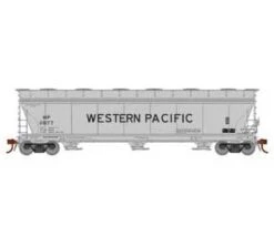 Athearn Genesis G15441 HO Scale ACF 4600 3 Bay Covered Hopper Western Pacific WP11977