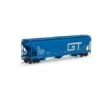 Athearn Genesis G15845 HO Scale ACF 4600 3 Bay Covered Hopper Grand Trunk Western GTW 138129 -Athearn Train Shop athearn genesis g15845 ho scale acf 4600 3 bay covered hopper grand trunk western gtw 138129