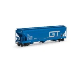 Athearn Genesis G15845 HO Scale ACF 4600 3 Bay Covered Hopper Grand Trunk Western GTW 138129